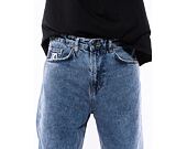 Džíny Karl Kani Small Signature Baggy Five Pocket Denim vintage mid blue