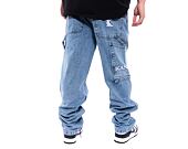 Džíny Karl Kani Retro Baggy Workwear Denim Vintage midnight blue