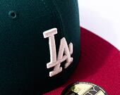 Kšiltovka New Era 59FIFTY MLB "Leaf Drop WS Patch Los Angeles Dodgers Green / White