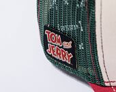 Kšiltovka Capslab - Trucker Tom & Jerry - Tom & Jerry - Sand / Green / Red