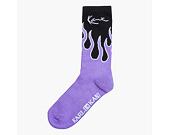 Ponožky Karl Kani Signature 3-Pack Socks Black/Flames/White