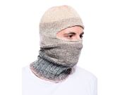 Custom made pletená Balaclava kukla - Sandy Grey
