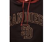 Mikina New Era MLB Team Patch Oversized Hoody San Diego Padres Brown