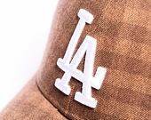Kšiltovka New Era 9FORTY MLB Flannel Los Angeles Dodgers Camel / White