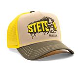 Kšiltovka Stetson Trucker Cap Ape Sustainable 7765101-75 Grey/Yellow