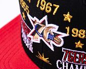 Kšiltovka Mitchell & Ness Nba Champ Is Here Snapback Hwc Philadelphia 76Ers Black
