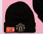 Kulich New Era Black gold Cuff Beanie Manchester United FC Black