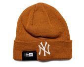 Kulich New Era MLB League Essential Cuff Beanie New York Yankees Toasted Peanut / Stone