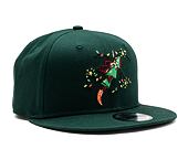 Kšiltovka New Era 9FIFTY Festive Willy Coyote Dark Green