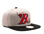 Kšiltovka Mitchell & Ness Top Letter Snapback NBA CHICAGO BULLS Grey