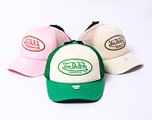 Kšiltovka Von Dutch Trucker Tampa - Trucker Foam - Polyester Foam - Cream/Green