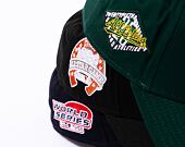 Kšiltovka New Era 9FORTY A-Frame MLB Patch Houston Astros Cooperstown Black / Kelly Green