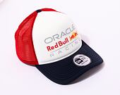 Kšiltovka New Era 9FORTY A-Frame Trucker Color Block Red Bull F1 White / Scarlet