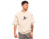 Triko New Era MLB World Series Oversized Tee Oakland Athletics Off White / Dark Green