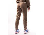 Dámské tepláky New Era Arch Wordmark Joggers Ash Brown / White