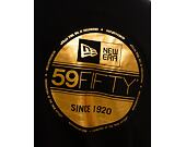Triko New Era - Sticker Oversized Tee - Black / Gold