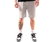 Kraťasy New Era Essentials Shorts Heather Grey / White