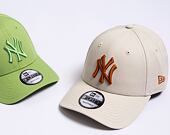 Kšiltovka New Era 9FORTY MLB League Essential New York Yankees Stone / Caramel Brown