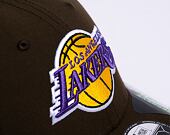 Kšiltovka New Era 9FORTY NBA Repreve Los Angeles Lakers Walnut / Purple