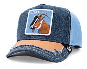 Kšiltovka Goorin - Silky Goat Trucker - Denim