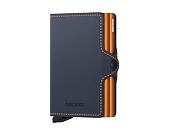 Peněženka Secrid Twinwallet Matte Night Blue & Orange