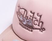 Kšiltovka Von Dutch Soro Foam Trucker Light Pink/White