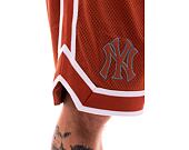Kraťasy New Era MLB World Series Mesh Shorts New York Yankees - Terracotta / Italian Clay