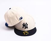Kšiltovka New Era 59FIFTY MLB New York Yankees Retro - Cream White / Navy