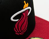 Kšiltovka New Era 59FIFTY NBA Basic Miami Heat - Black / Red