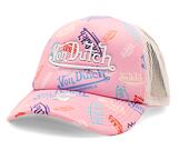 Kšiltovka Von Dutch Atlanta Foam Trucker - Logo Aop/White