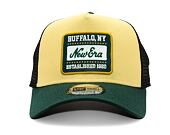Kšiltovka New Era - Buffalo Patch Canvas 9FORTY Trucker - Vegas Gold / Dark Green