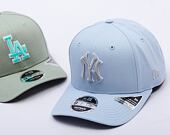 Kšiltovka New Era - MLB World Series 9FIFTY Original Fit - NY Yankees - Pastel Blue / Gray
