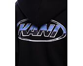 Mikina Karl Kani - Woven Signature Chrome Zip Hoodie - black