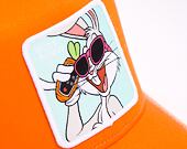 Kšiltovka Capslab - Trucker Looney Tunes - Bugs Bunny - Orange