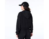 Dámská Mikina New Era - Script Crop Hoodie - Black
