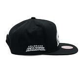 Kšiltovka Mitchell & Ness - Colorado Avalanche - Evergreen Black White Snapback - Black