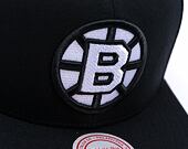 Kšiltovka Mitchell & Ness - Boston Bruins - Evergreen Black White Snapback Vntg - Black