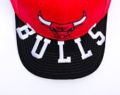 Kšiltovka Mitchell & Ness - Chicago Bulls - Underarch Pro Snapback - Red