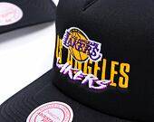 Kšiltovka Mitchell & Ness - Los Angeles Lakers - Year Of The Snake Trucker - Black