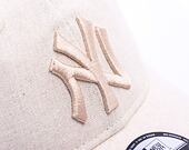 Kšiltovka New Era - MLB Linen 9TWENTY - NY Yankees - Stone