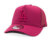 Kšiltovka New Era - MLB League Essential 9FORTY Trucker - LA Dodgers - Cherry