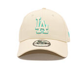 Kšiltovka New Era - MLB Team Outline 9FORTY - LA Dodgers - Cream / Teal