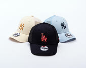 Dětská Kšiltovka New Era - MLB Homefield Trucker 9FORTY - LA Dodgers - Navy / Coral