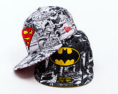 Dětská Kšiltovka New Era - WARNER BROS DC Print 9FIFTY - Superman - Scarlet / Black