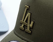 Kšiltovka New Era - MLB Tonal Outline 9FORTY A-Frame - LA Dodgers - New Olive