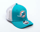 Kšiltovka New Era - NFL Contrast Stitch 9SEVENTY Stretch-Snap - Miami Dolphins - Teal
