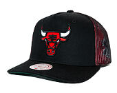 Kšiltovka Mitchell & Ness - NBA Tremor Trucker - Chicago Bulls - Black