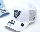 Kšiltovka New Era - NFL Homefield Trucker 9FORTY - Las Vegas Raiders - White