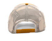 Kšiltovka New Era - Branded Graphic Patch 9FORTY Trucker - Stone / Yellow