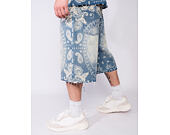 Džínové Kraťasy - Kani Paisley Jorts - Blue